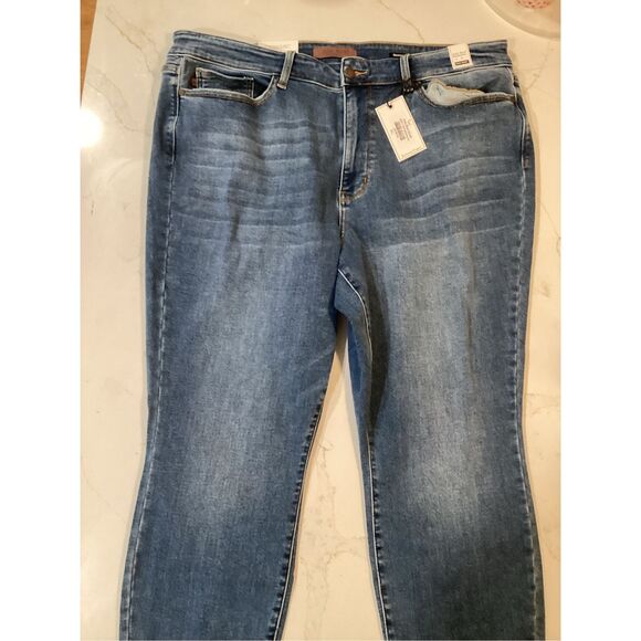 NEW Judy Blue Thermal Skinny Fit  Jeans Sz 22W Stretch JB82349MD - Picture 2 of 7